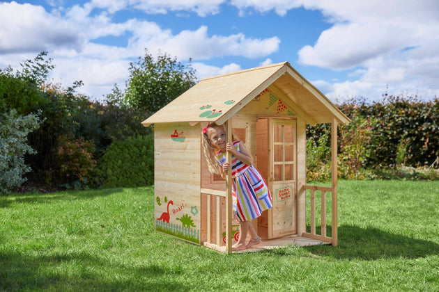 Hedgerow Wooden Playhouse - NSG Products