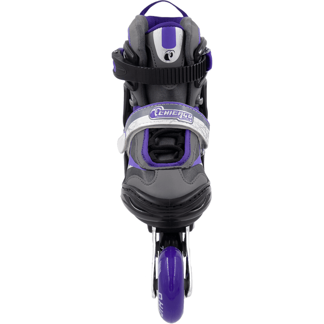 Chicago Girls Adjustable Inline Skates grey/purple - NSG Products