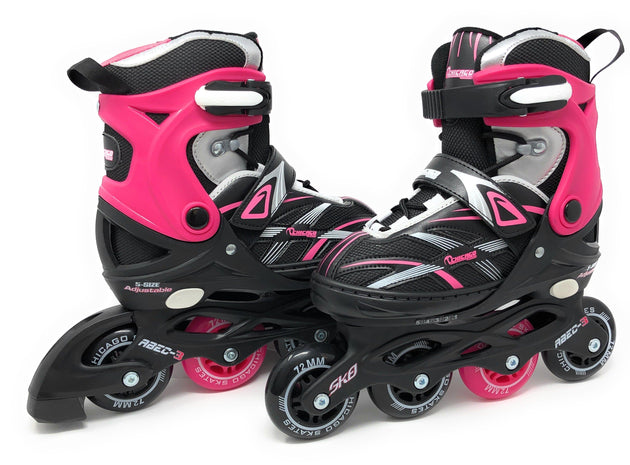 Chicago 2020 New Girls 5 Size Adjustable Inline Skates - NSG Products